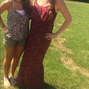 Forever 21 Magenta Maxi Dress